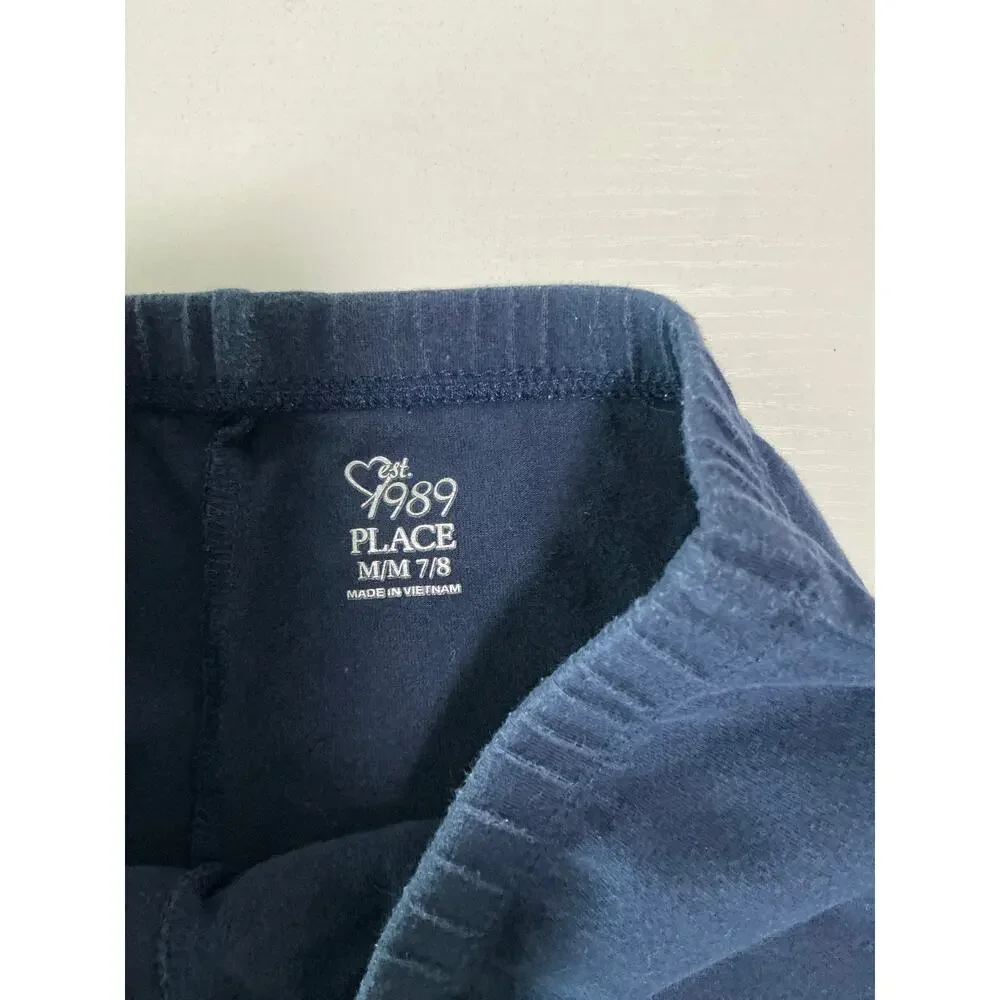The Children's Place Girls Navy Blue Cartwheel Shorts Youth Size Medium 7/8